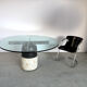 Giovanni Offredi "Paracarro" dining table for Saporiti, 1970s
