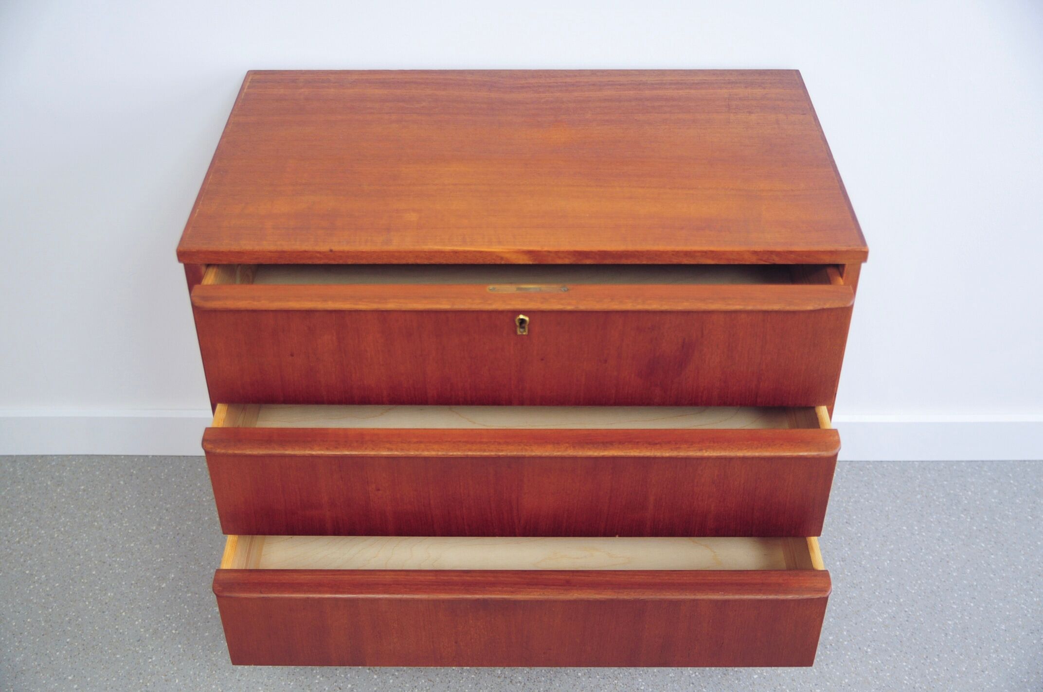 Teak vintage Danish chest of drawers