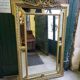 Large framed mirror from the 19th century