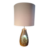 grand Lampe Accolay 87x44 en céramique et résine inclusion Vintage/60 a70