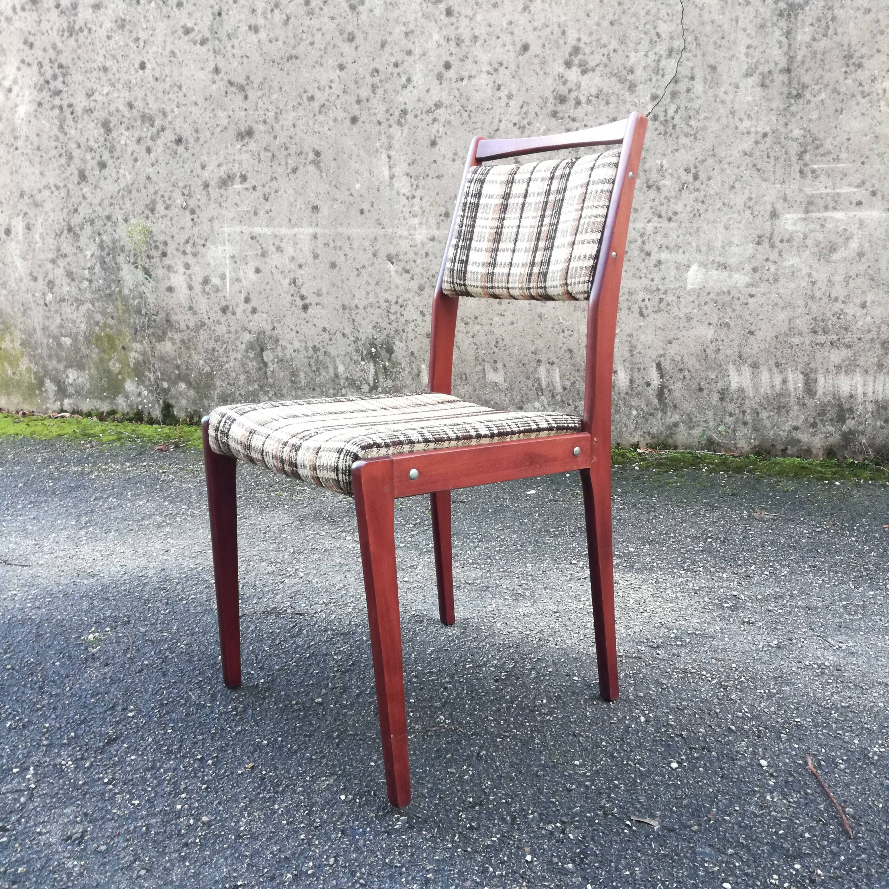 Mahogany chairs 1960