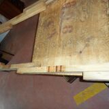 Table expandable deco solid mahogany