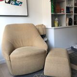 Fauteuil et repose pied