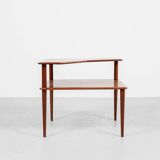 Midcentury Danish corner table in teak by Peter Hvidt & Orla Mølgaard-Nielsen for France & Søn