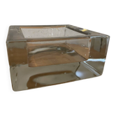 Glass block catchall