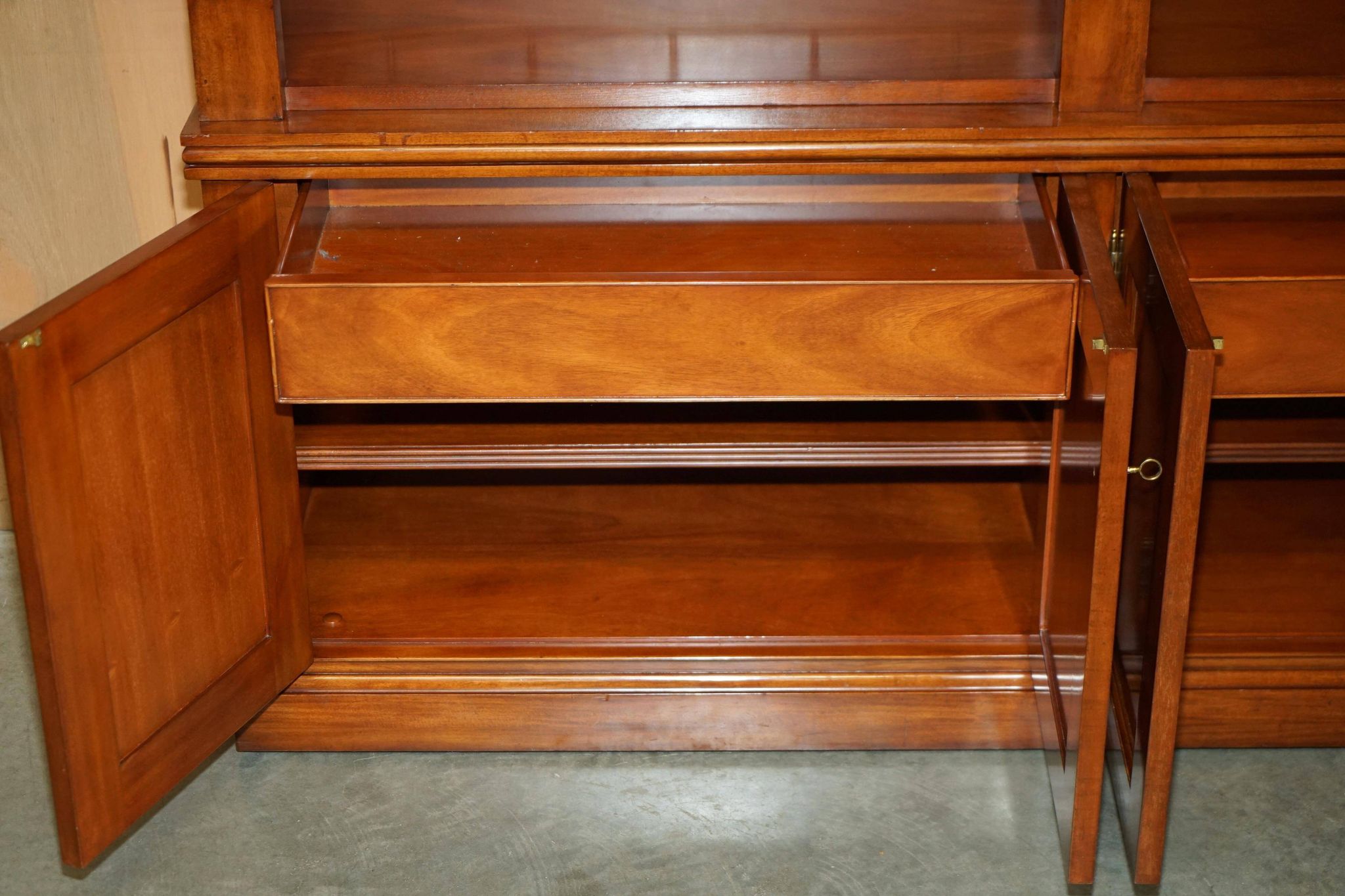 Ralph Lauren extra large open library in hardwood