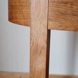 Art Deco walnut pedestal table 1930