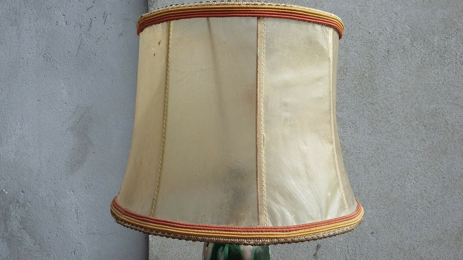Ceramic lamp signed
