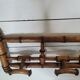 Coat rack wood bamboo 5 hooks, 106cms of L