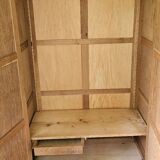 Parisian wardrobe storage cabinet oak wood