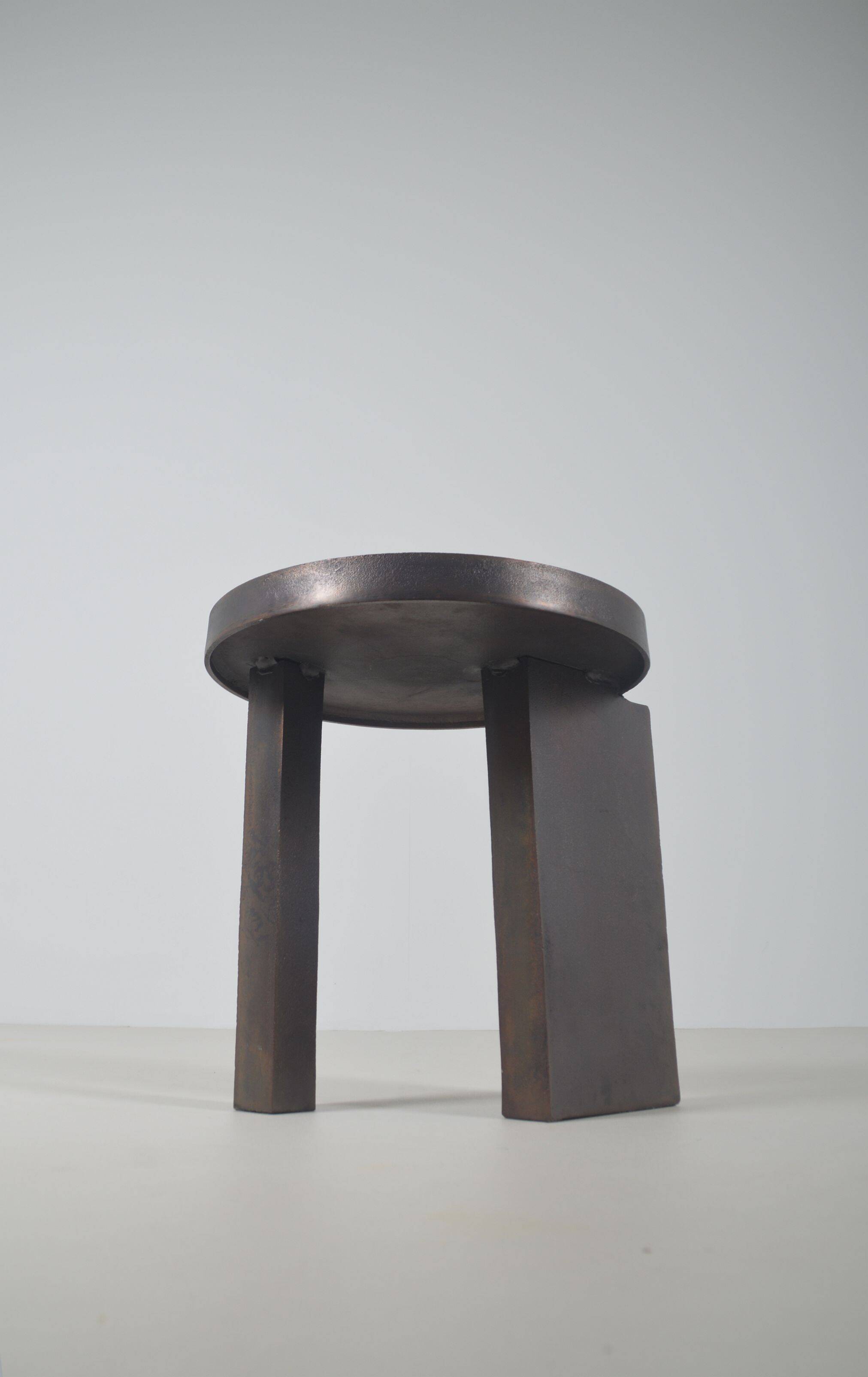 Danish metal side table designed by Nicolaj Nøddesbo & Tommy Hyldahl, 2019