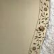 Venetian-style mirror decorated with flowers - 1950s 49x66cm