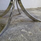 Table Boris Tabacoff, edition Christofle, glass