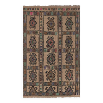 Kilim turc vintage tissé main 151x221 cm