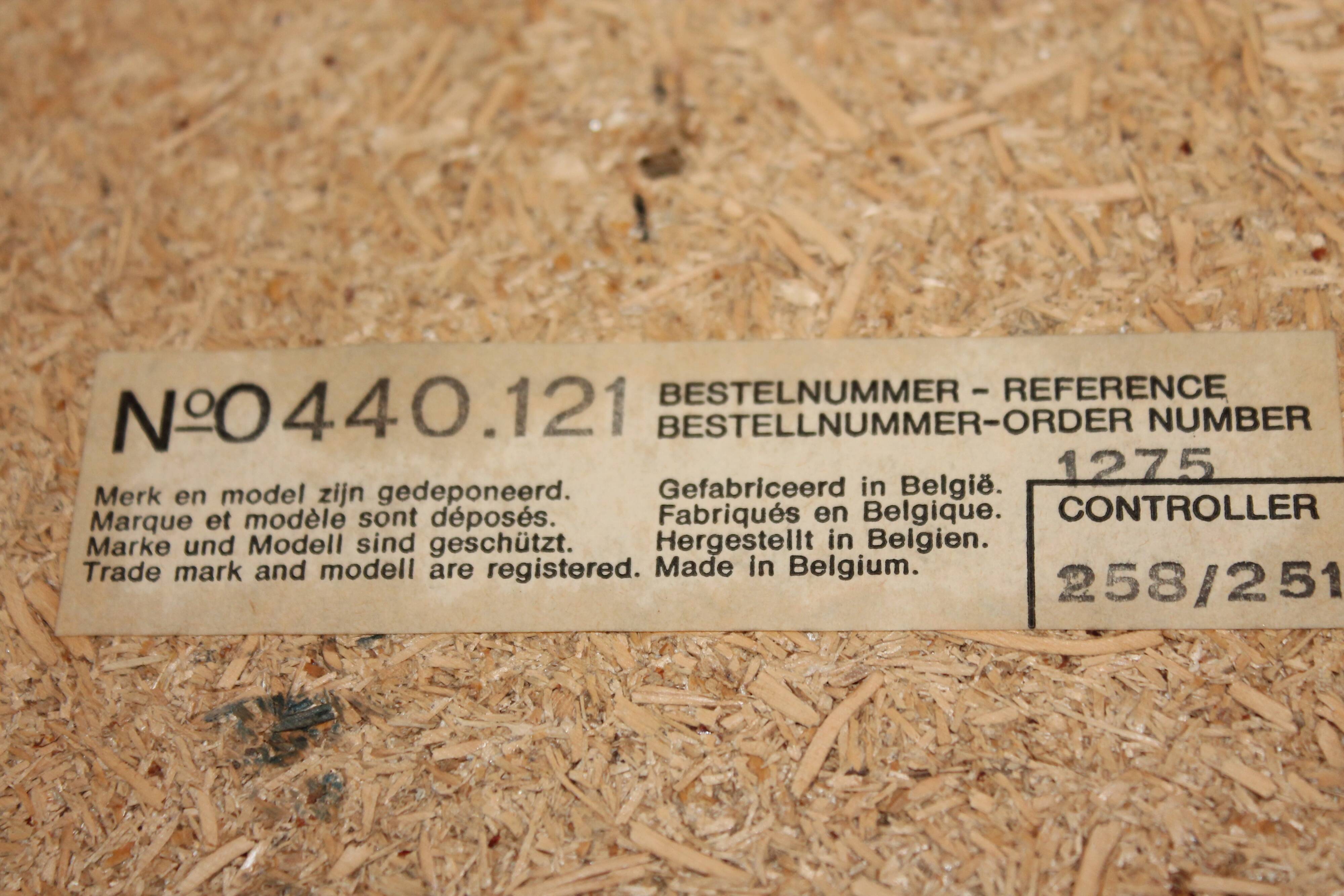 Curved witch eye mirror, 50s / 60s - 46cm