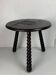 French modernist wood turned bobbin side sable in the manner of Charles Dud