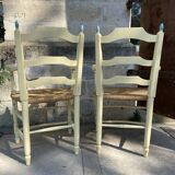 Pair of mulched armchairs Provence