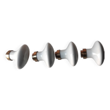 Set of 4 porcelain handles