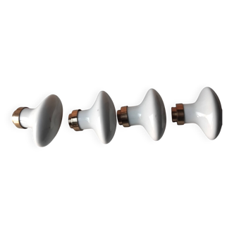 Set of 4 porcelain handles