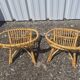 2 rattan armchairs for children