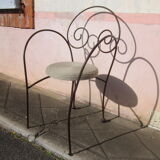 Chaise en fer forgé