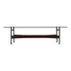 Glass and rosewood coffee table in a 1960s design by Rudolf Glatzel for Fristho