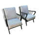 Armchairs with black and white patterns vintage 60s