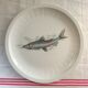 Fish set, 6 plates, sauce pot and saucer