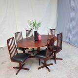 Rosewood Mcintosh extending circular dining table