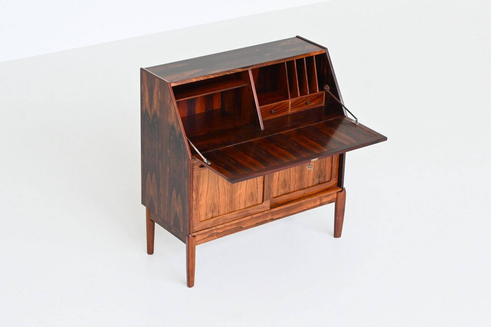 H.W. Klein secretary in rosewood Bramin Denmark 1960