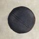Pouf en patchwork de cuir dans le goût de De Sede, années 70