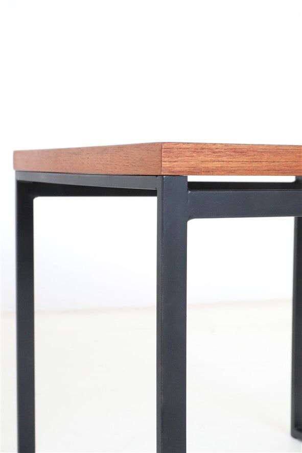 Table d'appoint en teck Rare Rego / Günter Renkel “Twen” / Design moderne du milieu du siècle / Années 1950 / Modernisme des années 1960