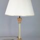 Lamp Tommaso Barbi Murano brass ceramic glass