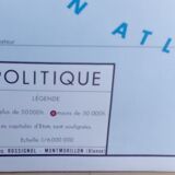 School poster rossignol montmorillon map west central africa n°21-22