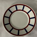 Pair of porcelain cups and cups Béarn HBCM Montereau