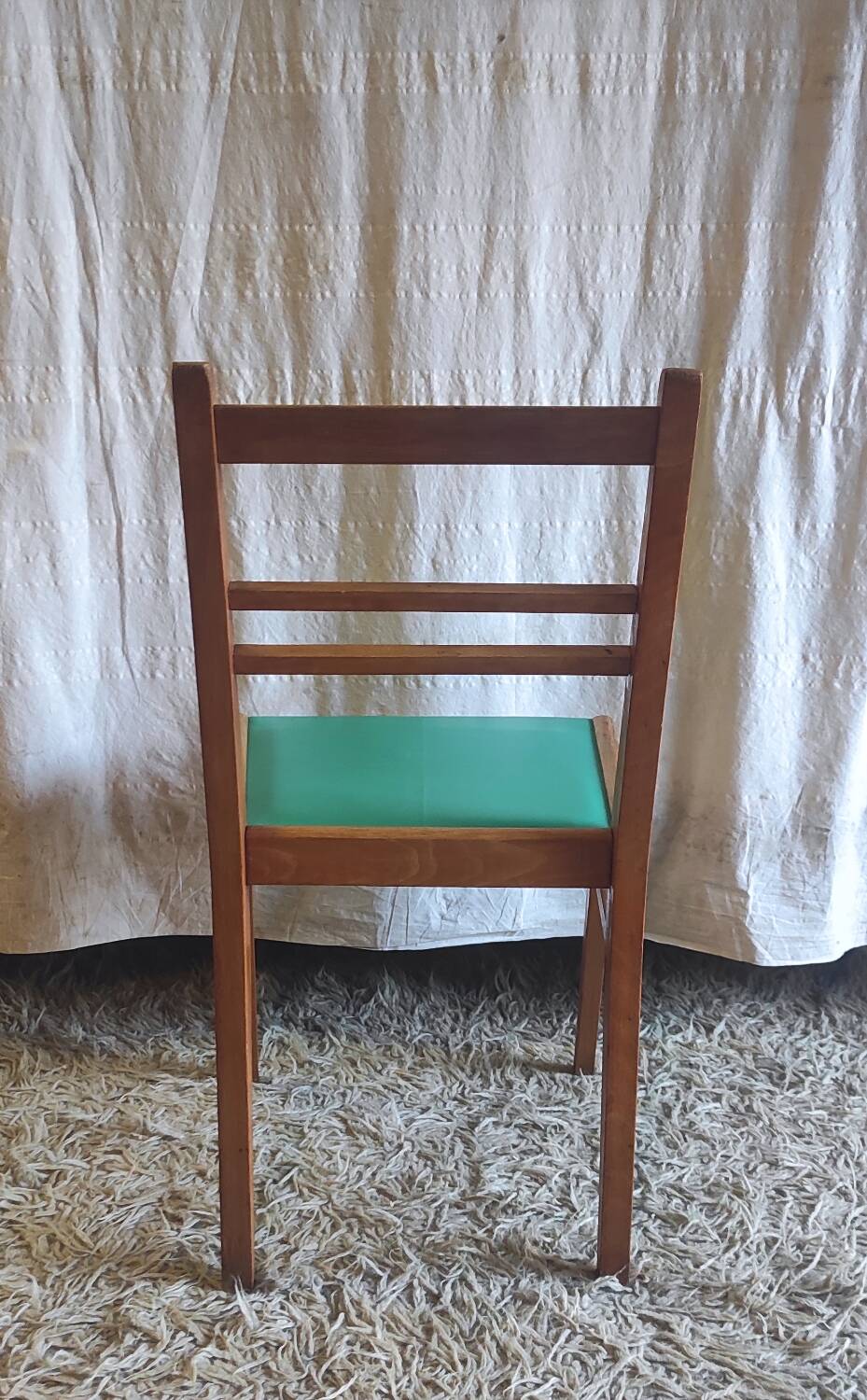 Vintage chair with compass legs - 1950s/60s