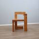 1980s Steltman Chair larch wood by Gerrit Rietveld