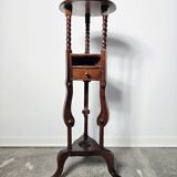 Elegant Victorian Mahogany Plant Stand / Side Table