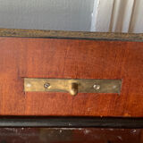 Napoleon 3 marquetry and bronze side table
