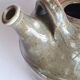 Enamelled stoneware ceramic teapot