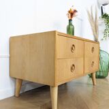 Small vintage oak sideboard