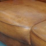 Sheepskin Leather 2.5-Seater Sofa
