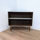 Vintage wood and white storage unit