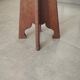 Antique oak stool, folk art