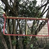 Vintage SNCF wall coat rack from the 60s