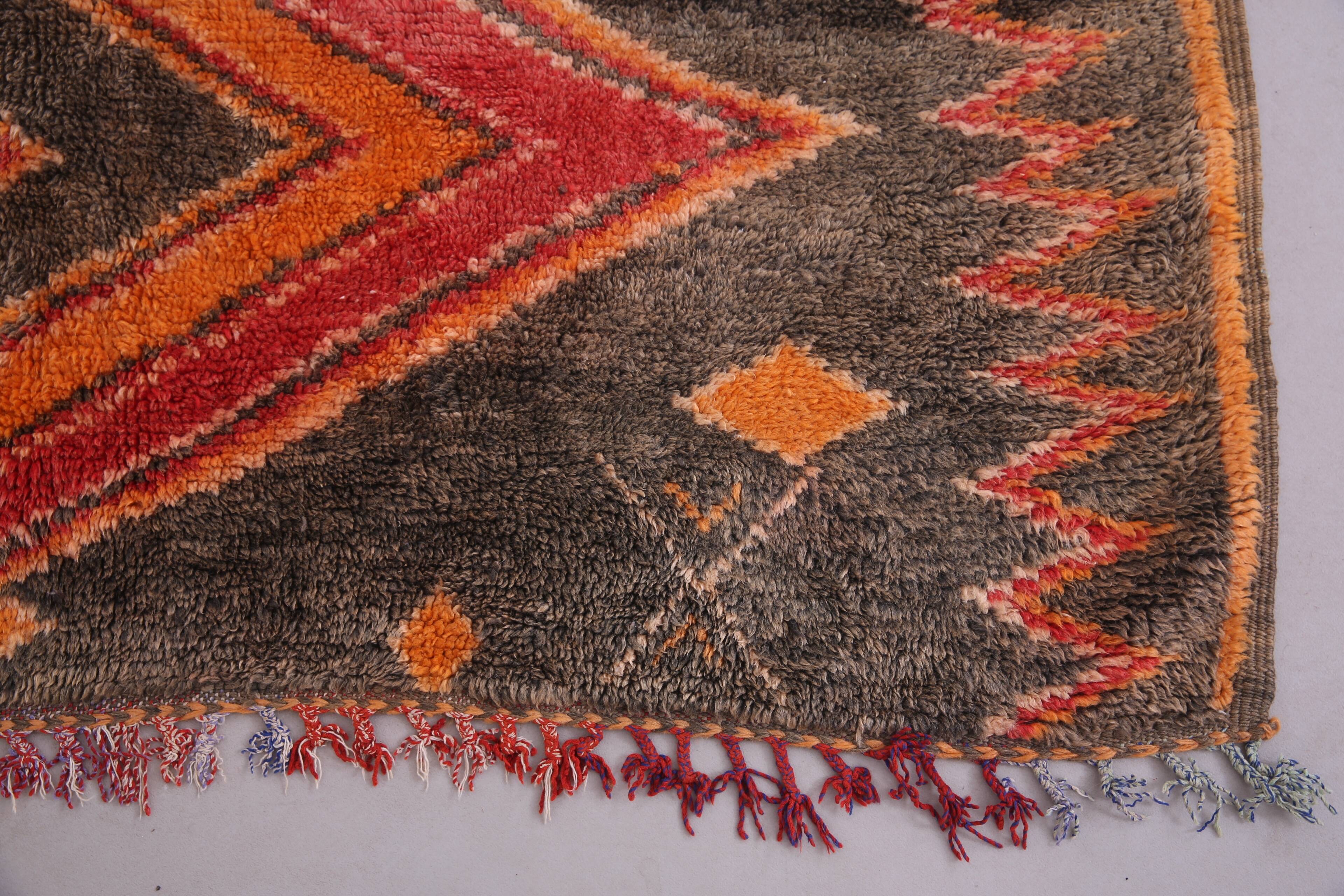 Vintage Moroccan Rug 159 x 238 cm - Bohemian Berber Rug - Antique Wool Rug