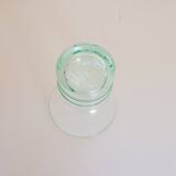 Set of 8 green glasses