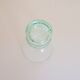 Set of 8 green glasses