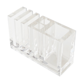 Guzzini pencil jar in plexiglass by Manlio Ciocca, 70s