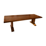 Dining table vintage solid wood refectory